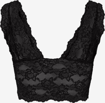 PIECES Regular Bra 'Lina' in Black