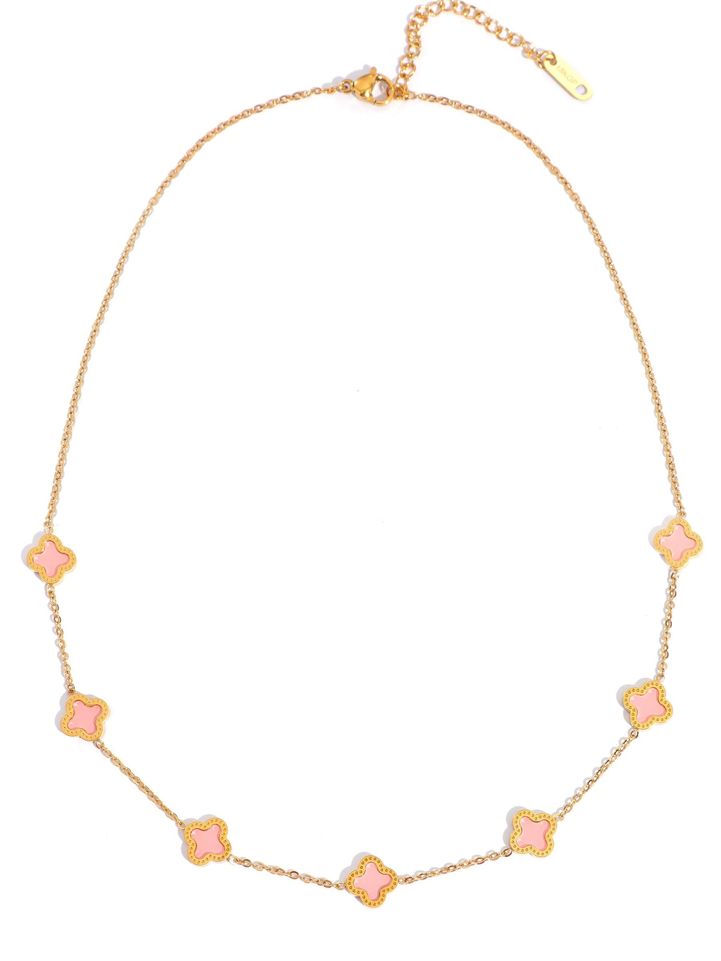 NTHIRTYTHREE Necklace in Pink: front