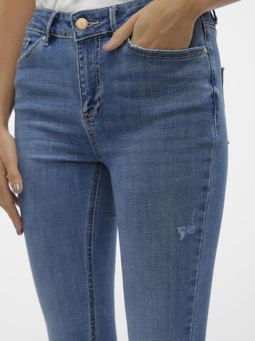 VERO MODA - Skinny Vaquero 'Flash' en azul