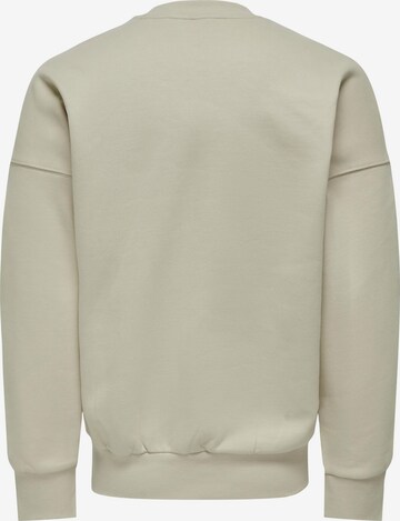 Sweat-shirt 'Dan' Only & Sons en beige