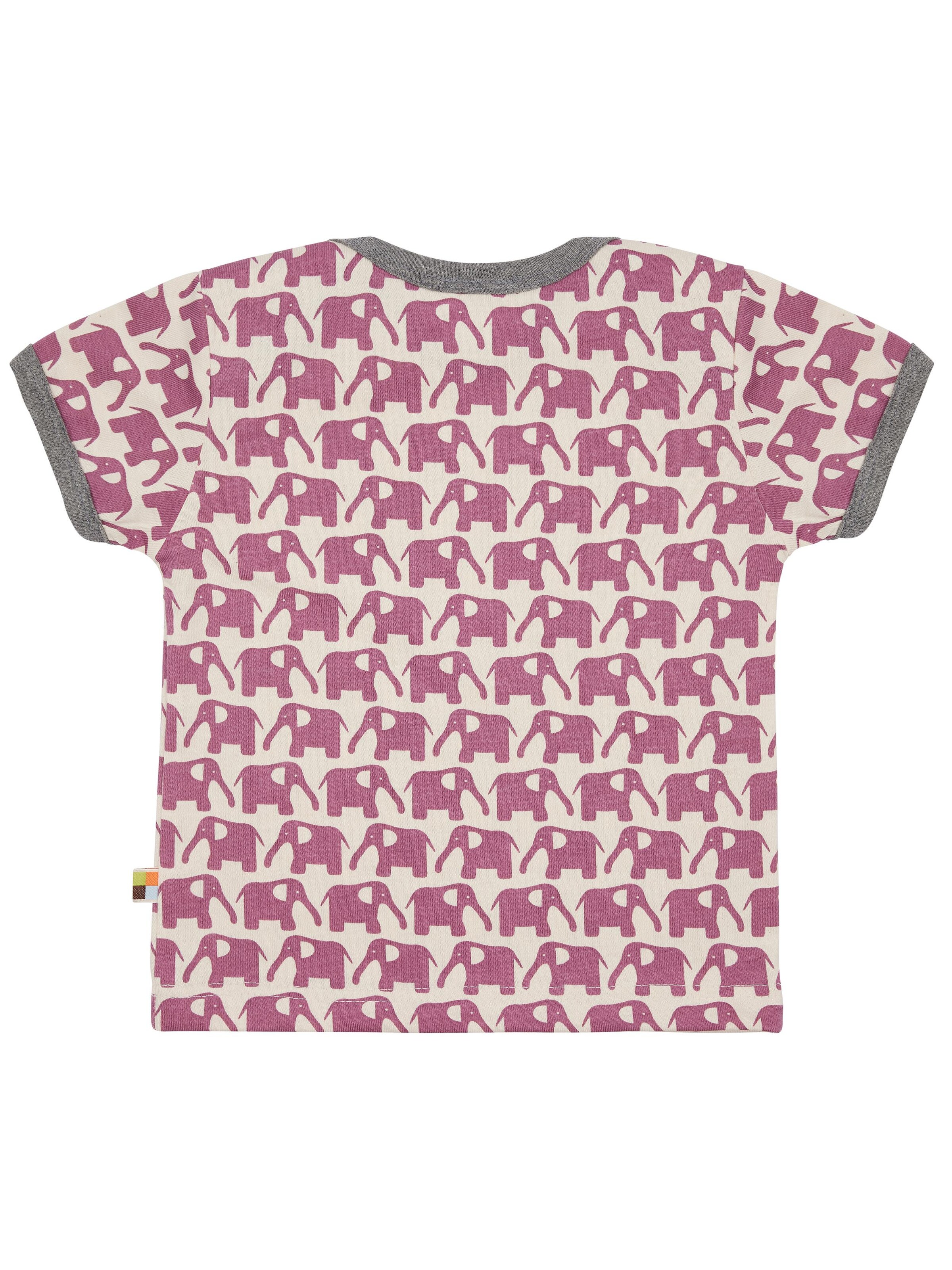 loud + proud Shirt 'Elefanten' in Purple