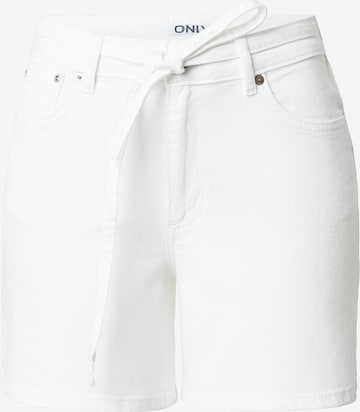 ONLY Regular Jeans 'ONLGianna' in Wit: voorkant