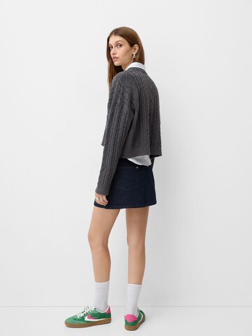 Bershka Sweater in Grey