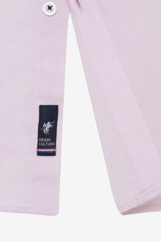 Coupe regular Chemise 'KENT' DENIM CULTURE en rose