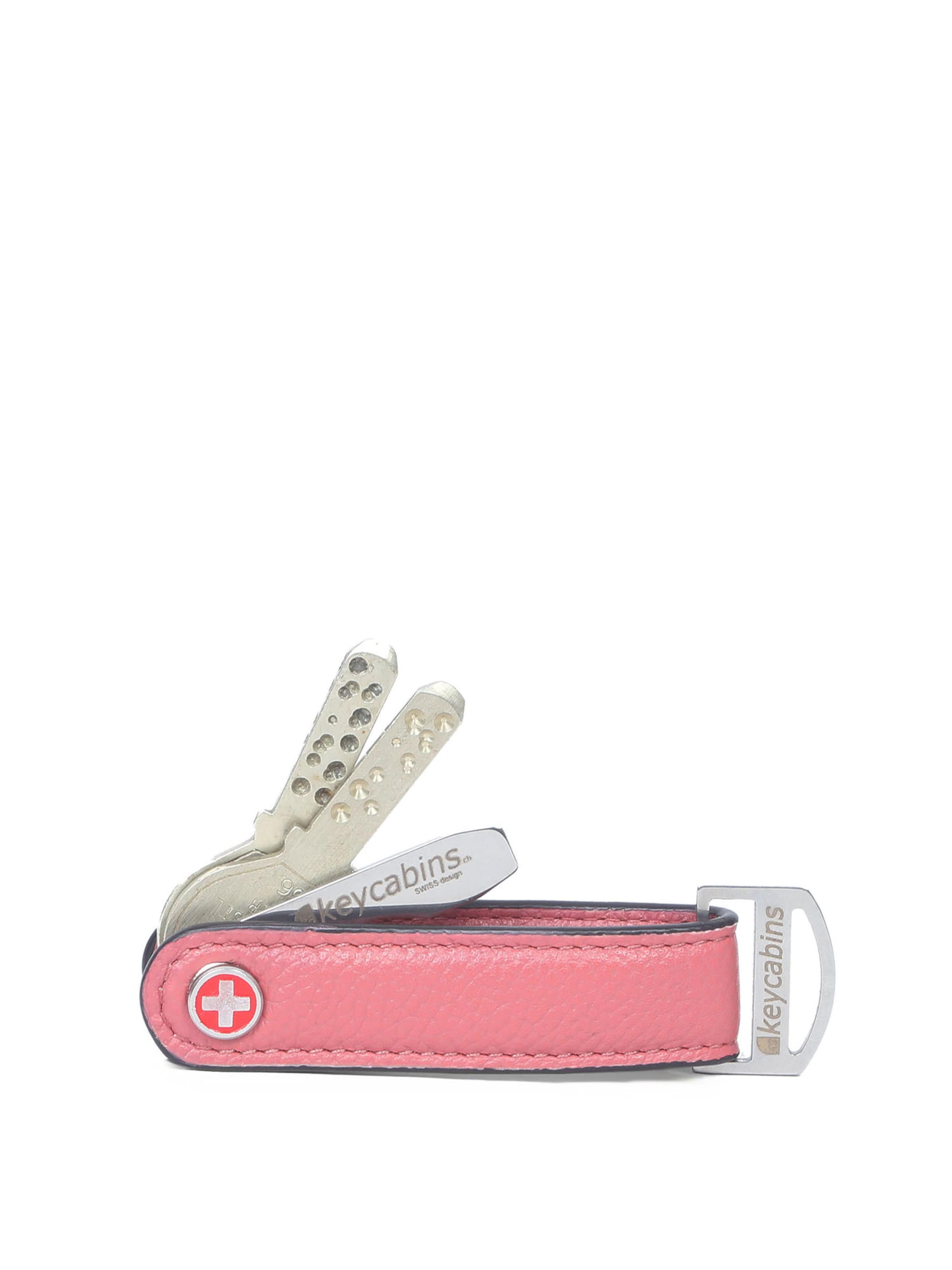 Portachiavi 'Loop S4' di keycabins in rosa: frontale