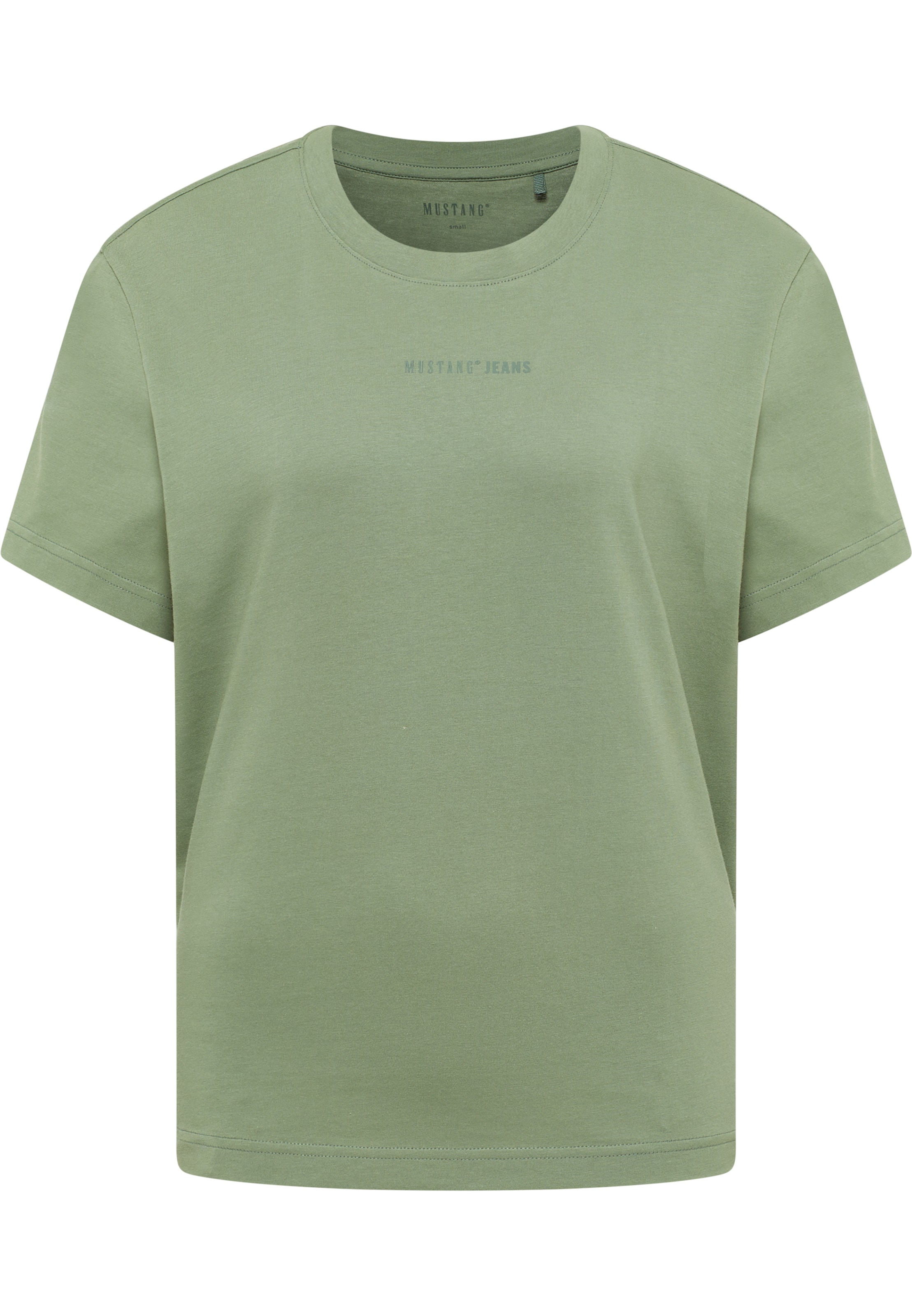 MUSTANG Shirt ' Style Floris ' in Green: front