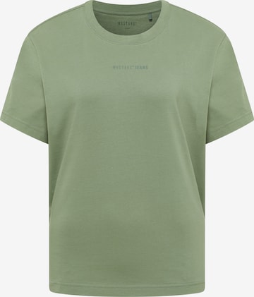 MUSTANG Shirt ' Style Floris ' in Green: front