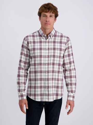 PIERRE CARDIN Comfort fit Overhemd in Rood: voorkant