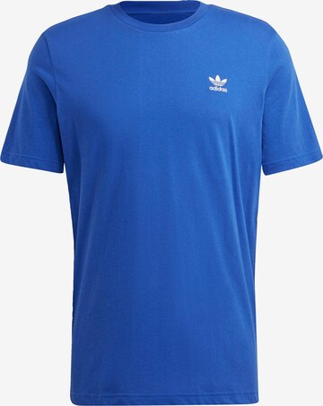 T-Shirt 'Trefoil Essentials' ADIDAS ORIGINALS en bleu : devant