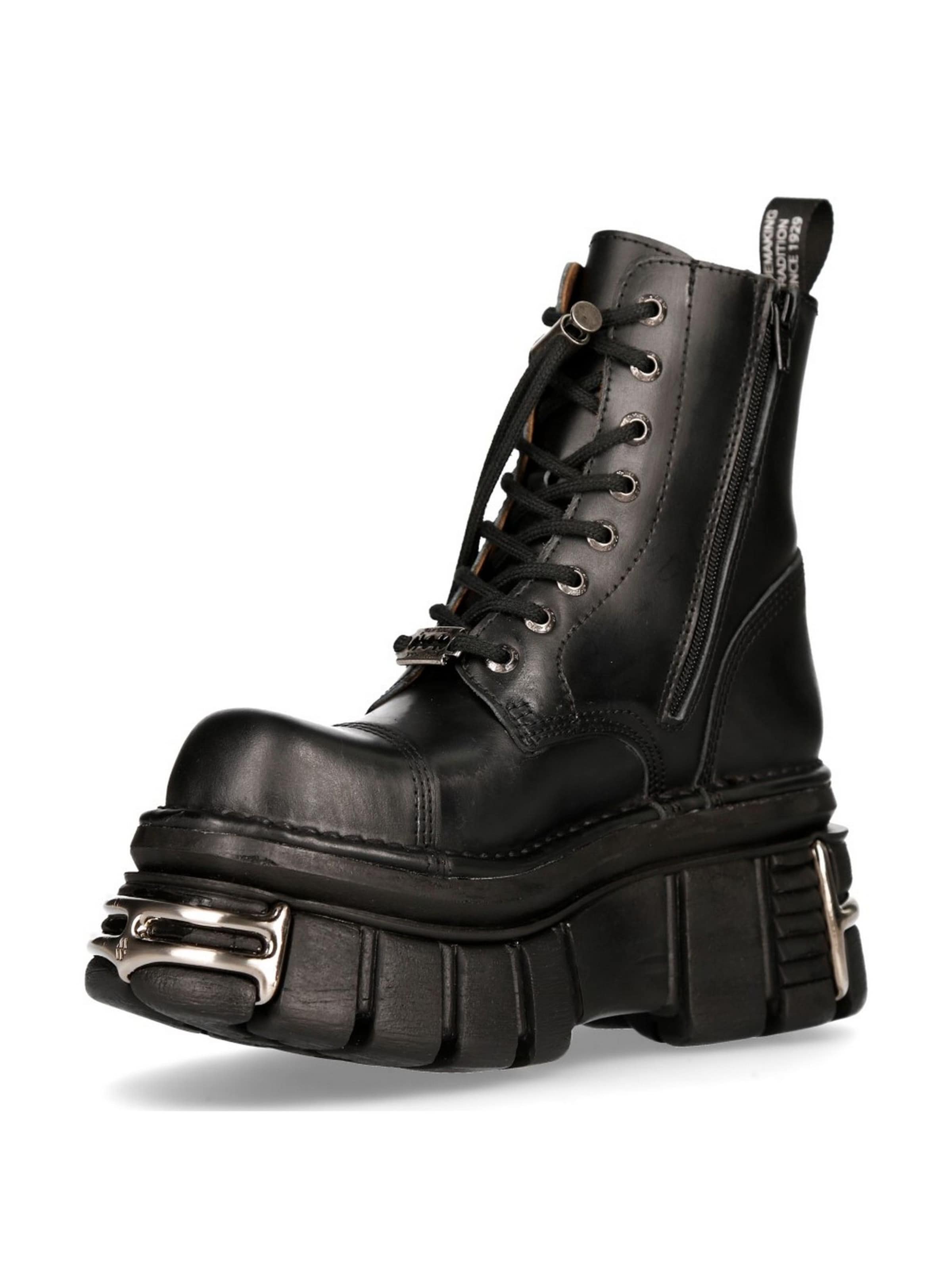 Boots 'M.NEWMILI083-S37' New Rock en noir : devant