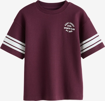 Next - Camiseta 'Varsity' en rojo: frente