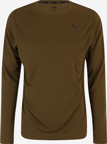 PUMA Performance Shirt in Green: front