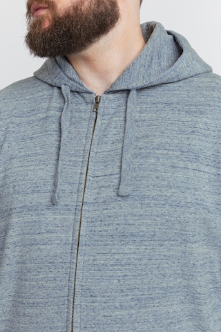 BLEND Zip-Up Hoodie 'Velno' in Blue