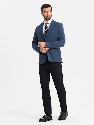 Ombre Regular fit Business blazer 'OM-BLZB-0135' in Blue
