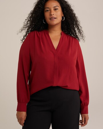 Chemisier WE Fashion en rouge