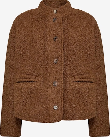 Soyaconcept Přechodná bunda 'Shaima' – hnědá: přední strana