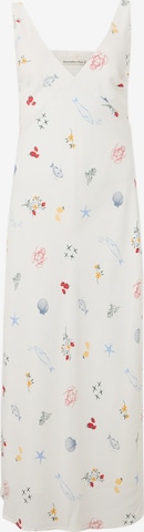 Abercrombie & Fitch - Vestido en blanco: frente