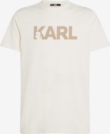 T-Shirt Karl Lagerfeld en blanc : devant