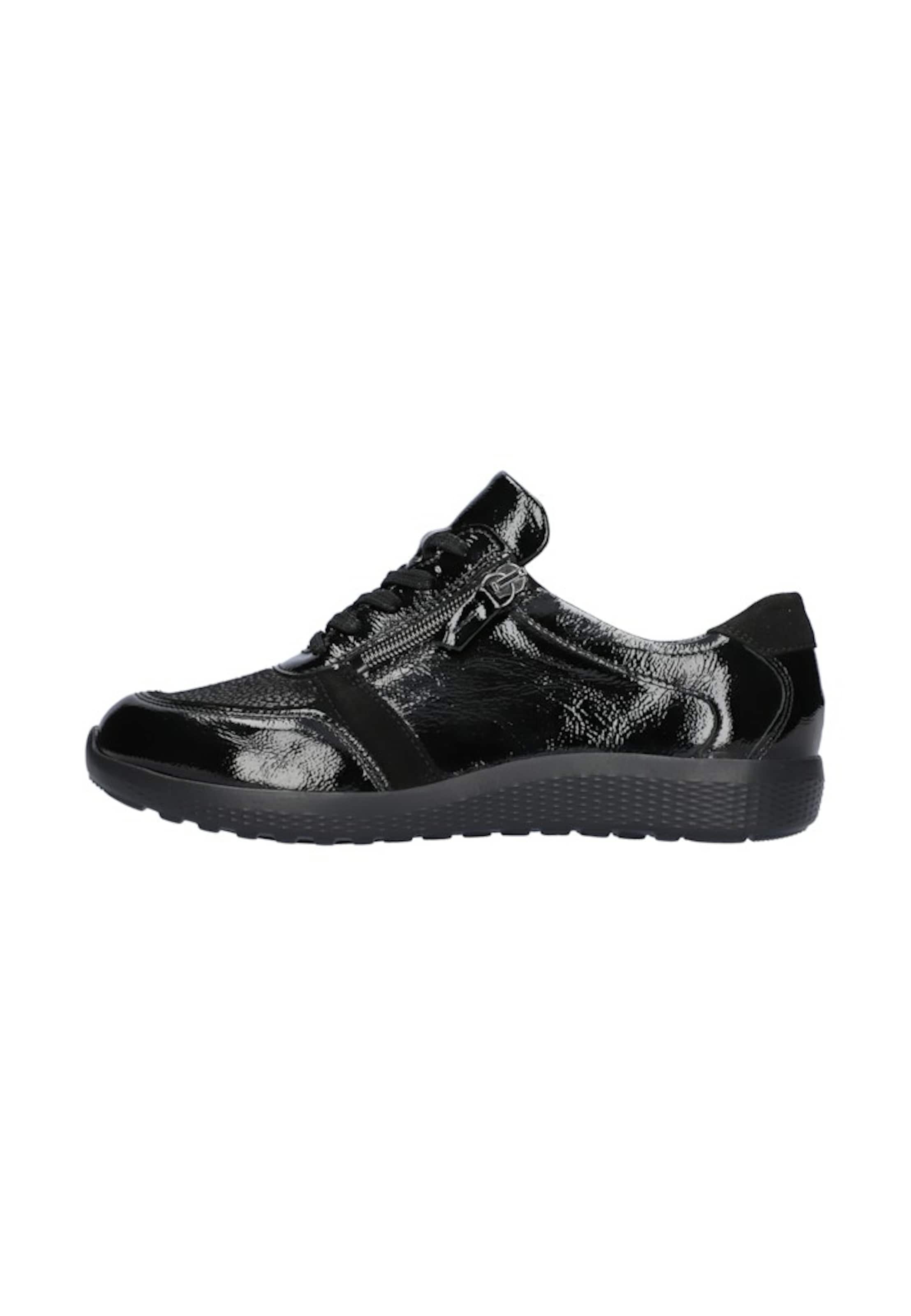 WALDLÄUFER Platform trainers in Black
