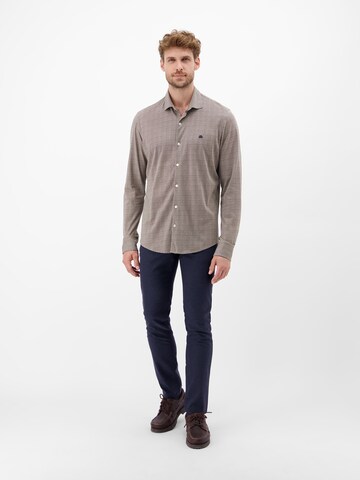 LERROS Regular fit Button Up Shirt in Brown