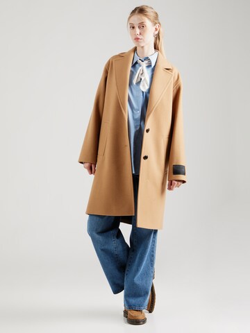 HUGO Between-seasons coat 'Matea-1' in Brown