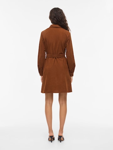 VILA - Vestido camisero 'VIElsa' en marrón