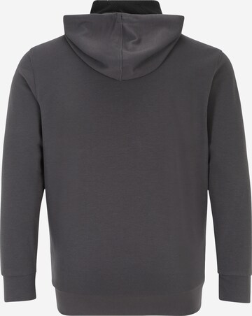 Jack & Jones Plus - Sudadera con cremallera 'Air' en gris