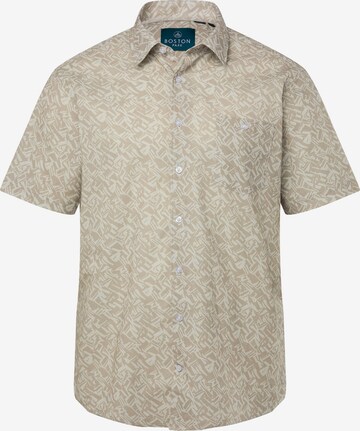 Boston Park Regular fit Button Up Shirt in Beige: front