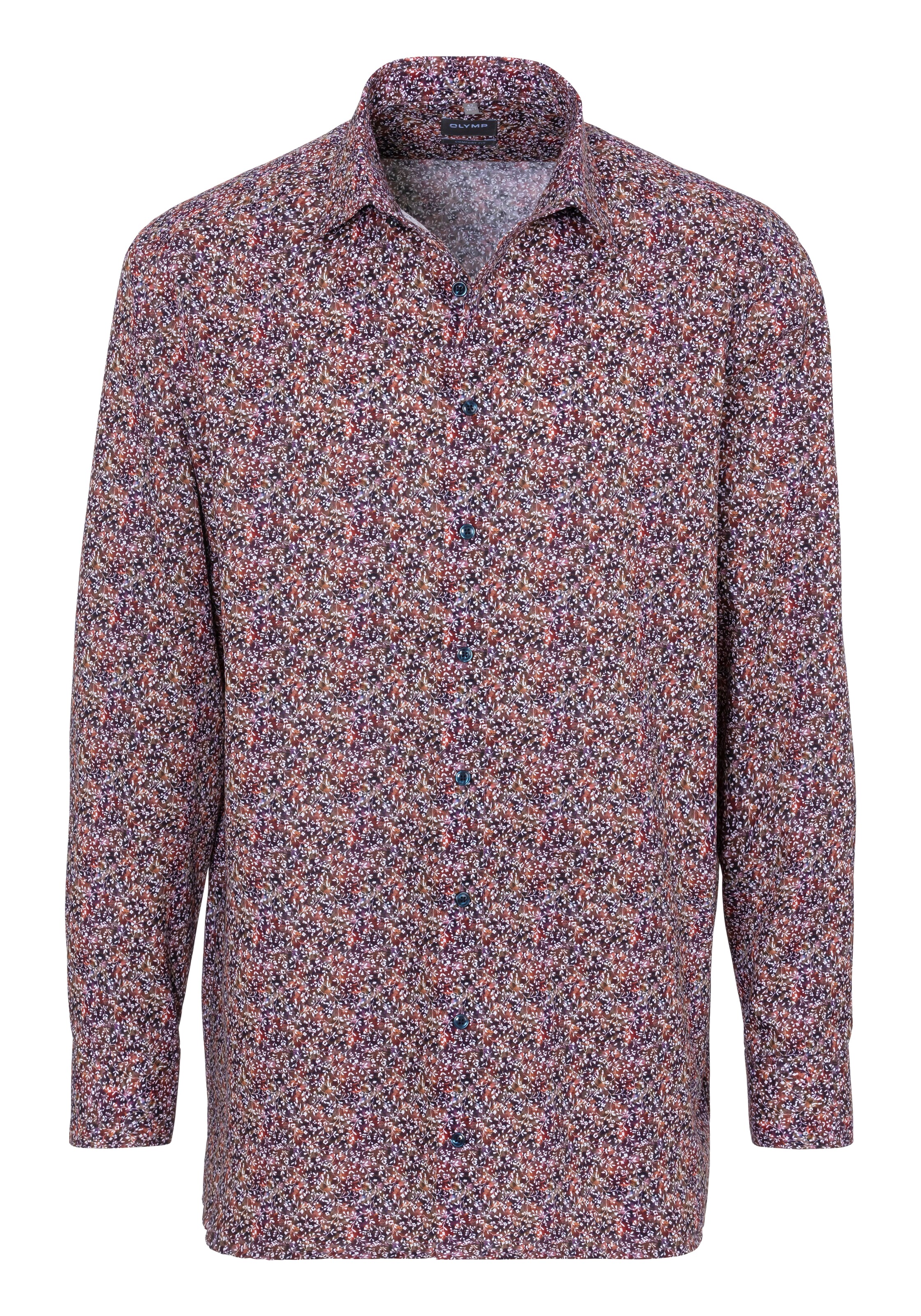 OLYMP Comfort Fit Hemd in Lila: Vorderseite