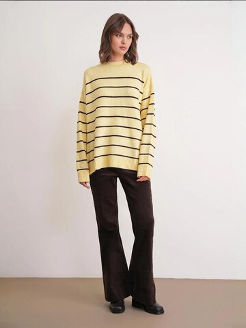 Pull-over oversize MixRay en jaune