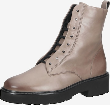 Paul Green Lace-Up Ankle Boots in Brown: front