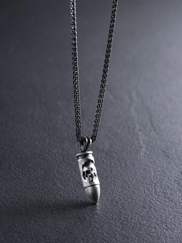 REYTEL Anhänger 'BULLET. MEMENTO MORI'‌‌‌‌‌‌ in Silber: Vorderseite