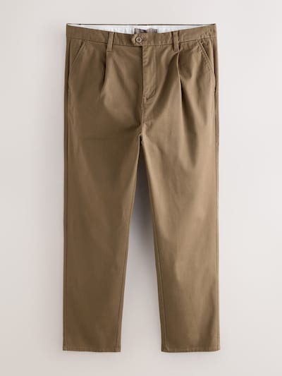 Next Pantalon en marron, Vue avec produit