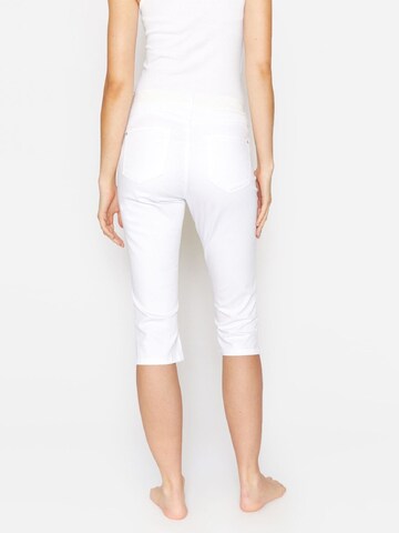 Angels Slimfit Jeans  'Anacapri Sporty' in Weiß