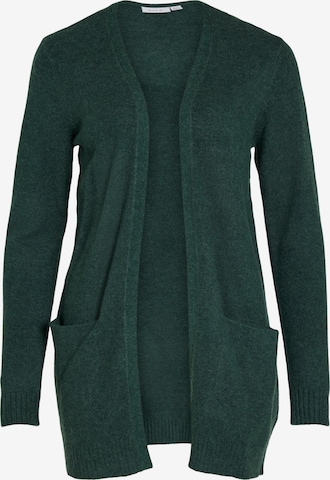 VILA Knit Cardigan 'Ril' in Green: front