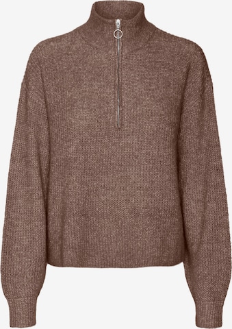 VERO MODA Sweater 'Mili' in Brown: front