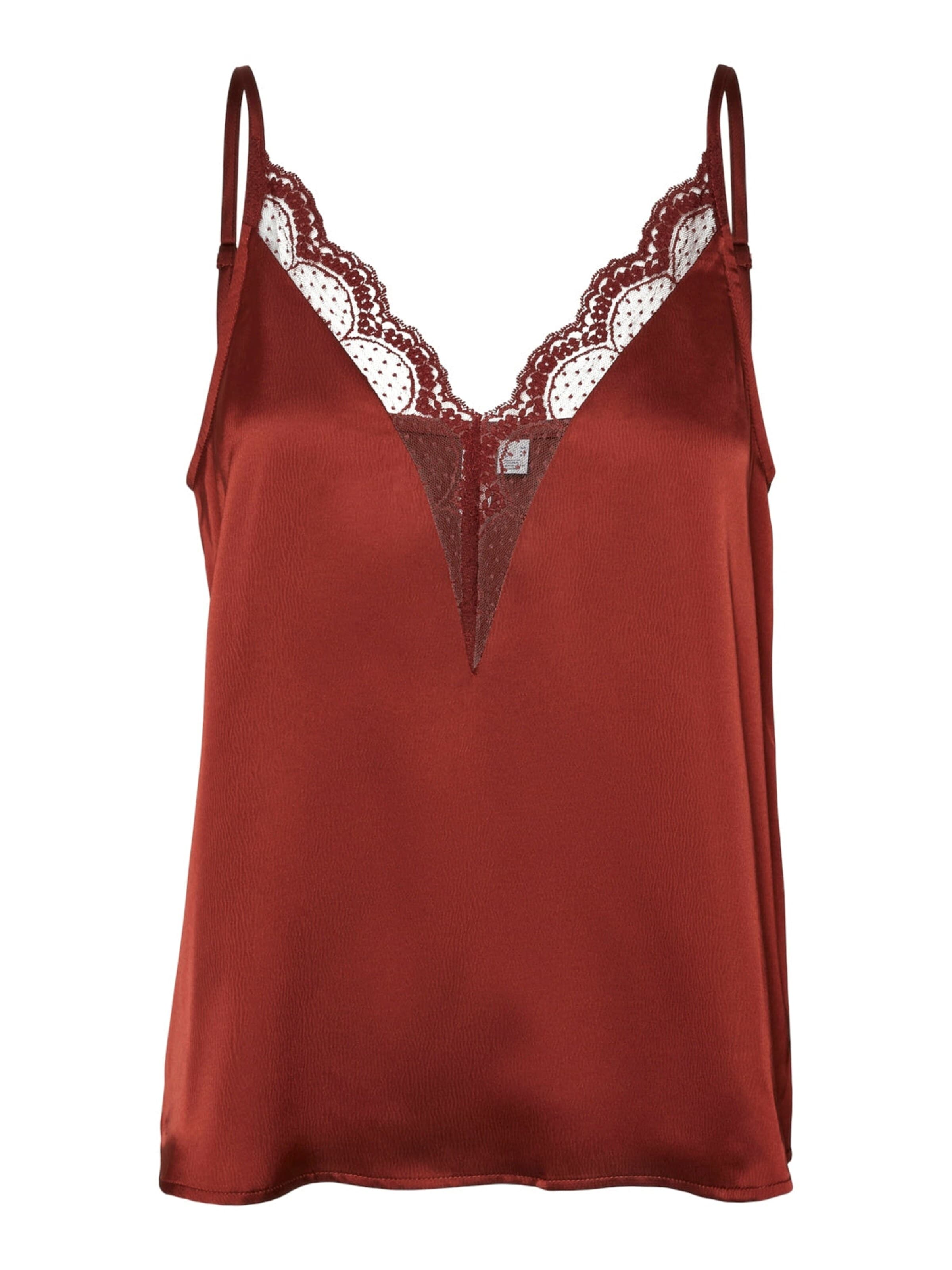 VERO MODA Top '10314595' in Brown: front