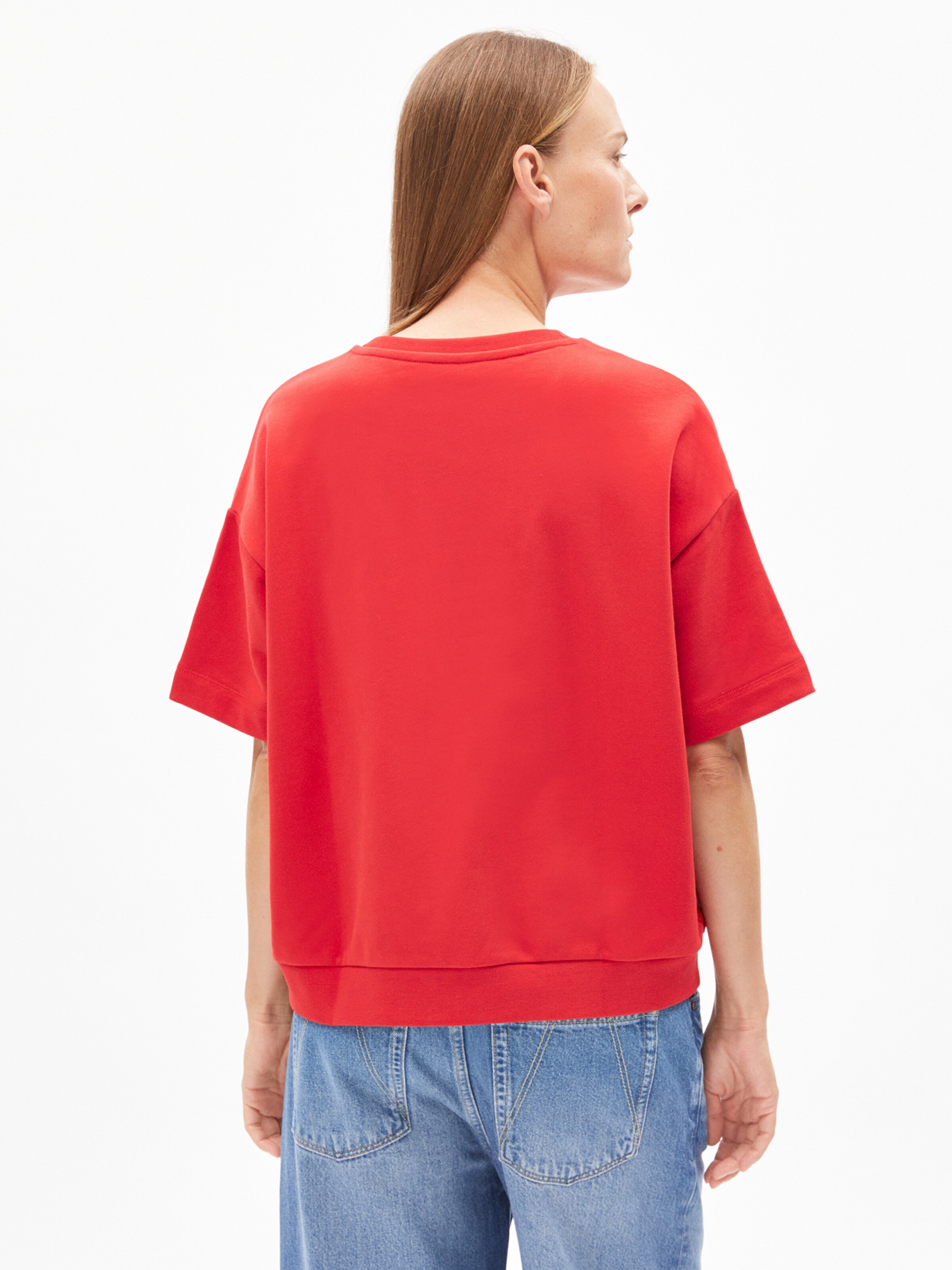 ARMEDANGELS Trui in Oranje: voorkant