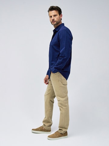 Salsa Jeans Regular Fit Hemd in Blau