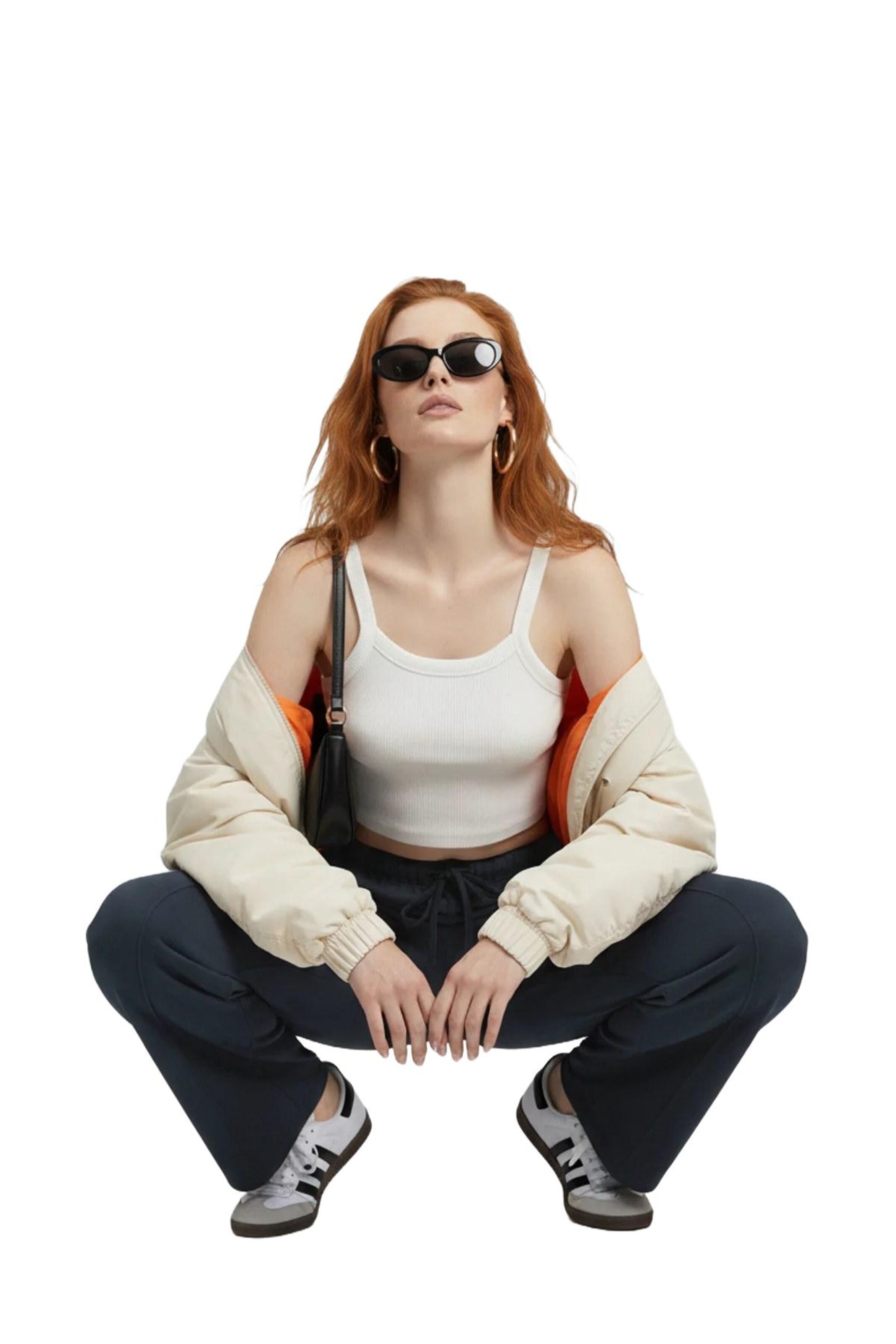 No Matter What Wide leg Broek in Blauw
