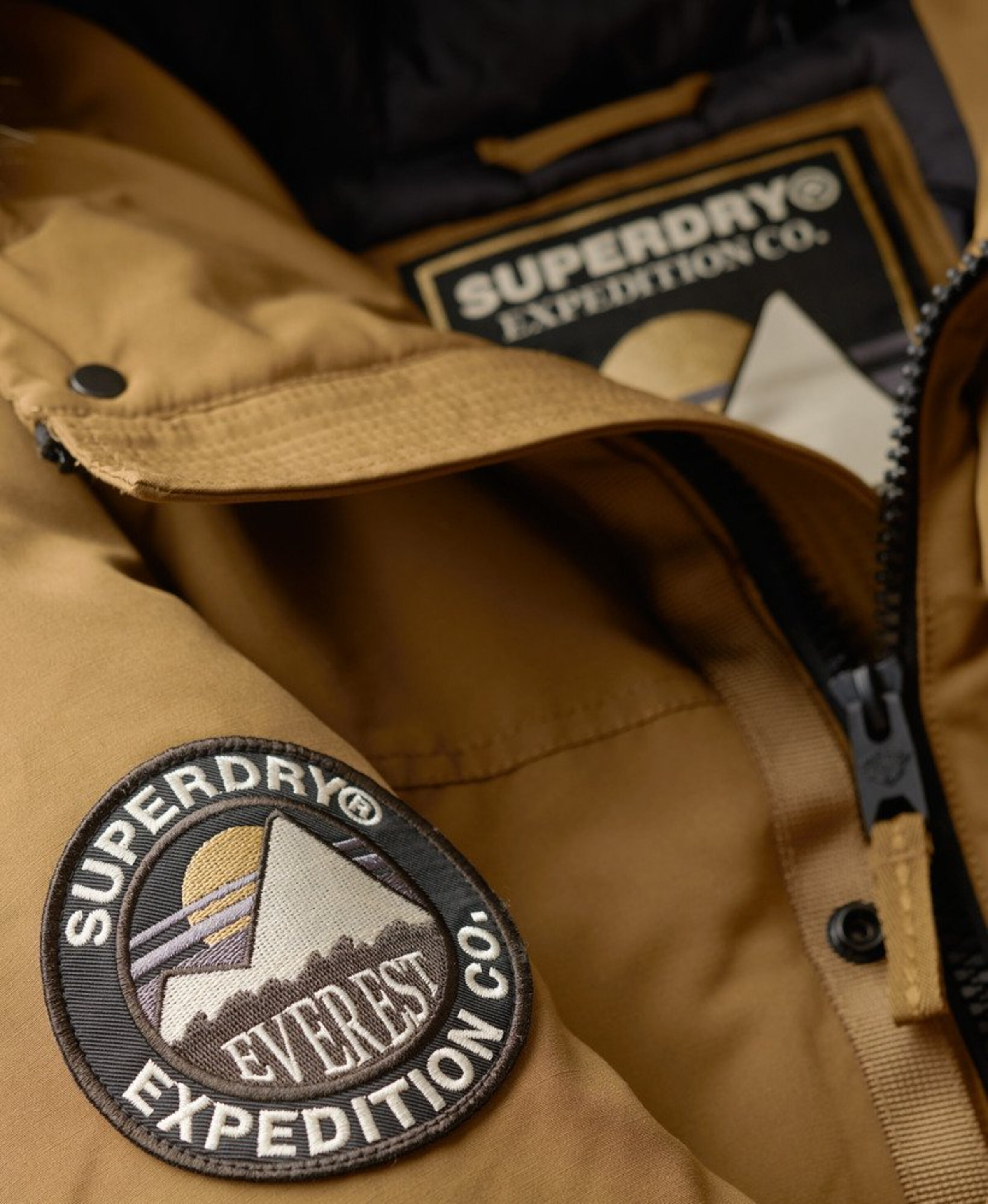 Superdry & Co Winter Parka 'Everest ' in Brown