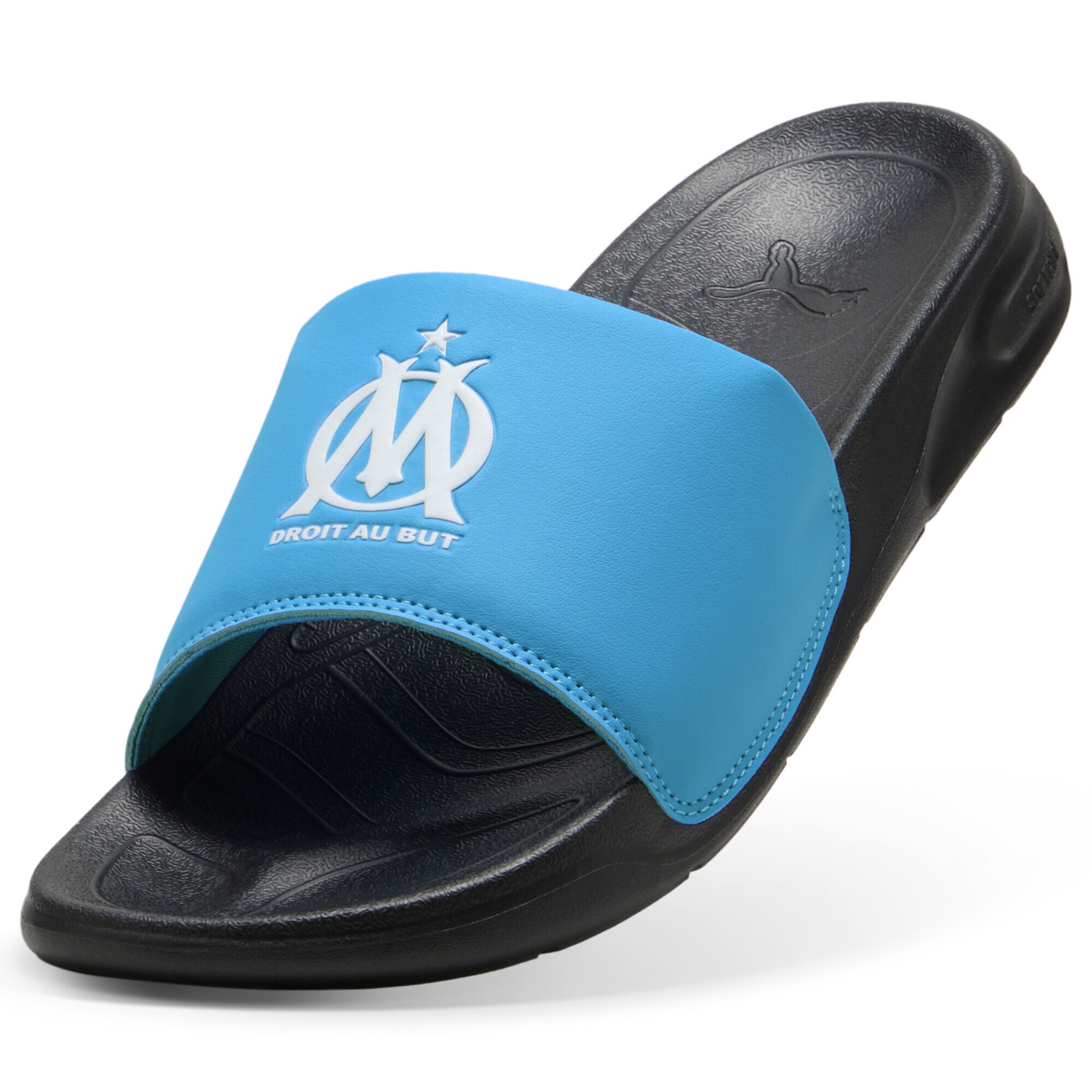 PUMA Pantolette 'Softride Teamcat Olympique Marseille' in Blau