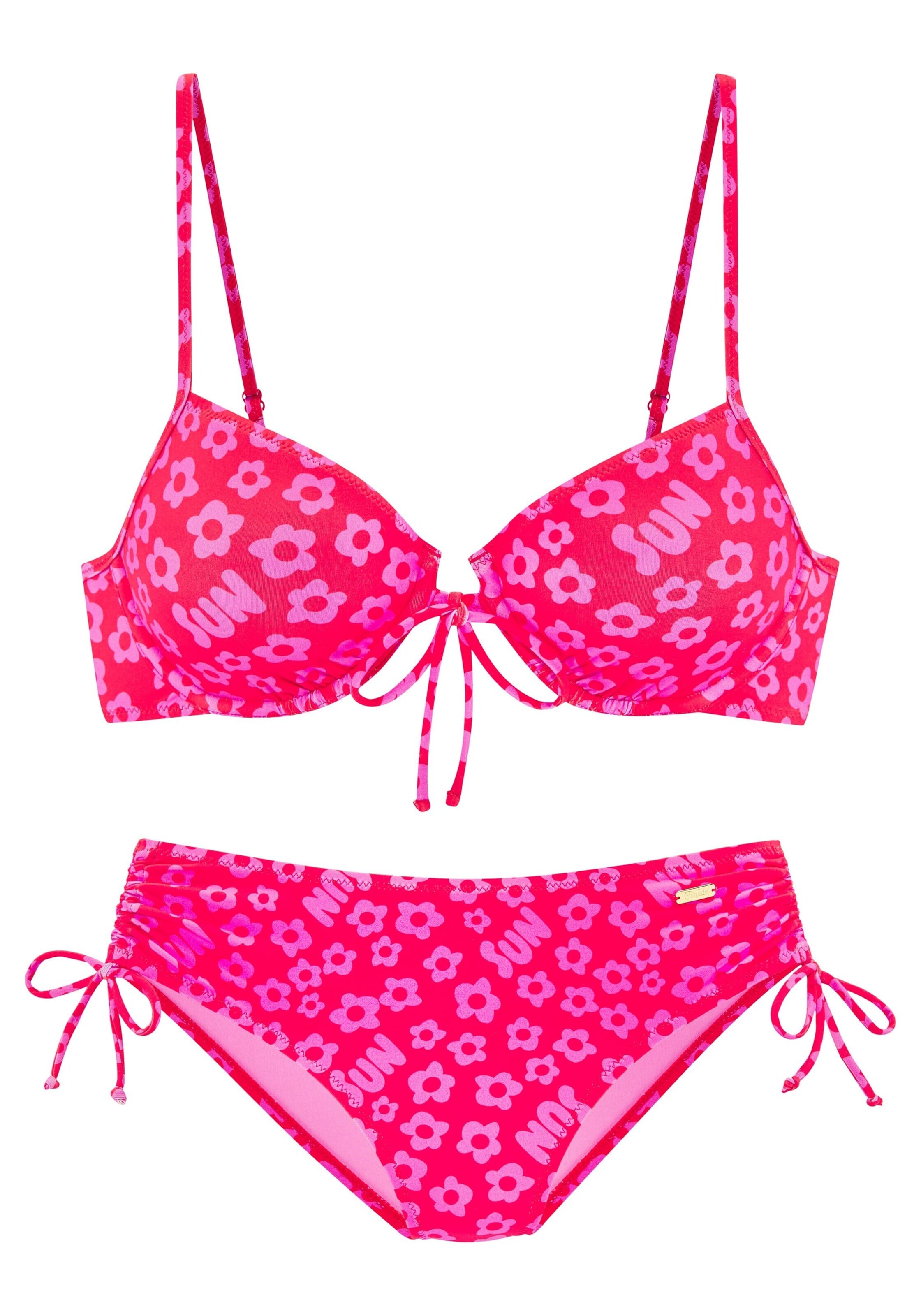 BUFFALO T-shirt Bikini in Pink: front