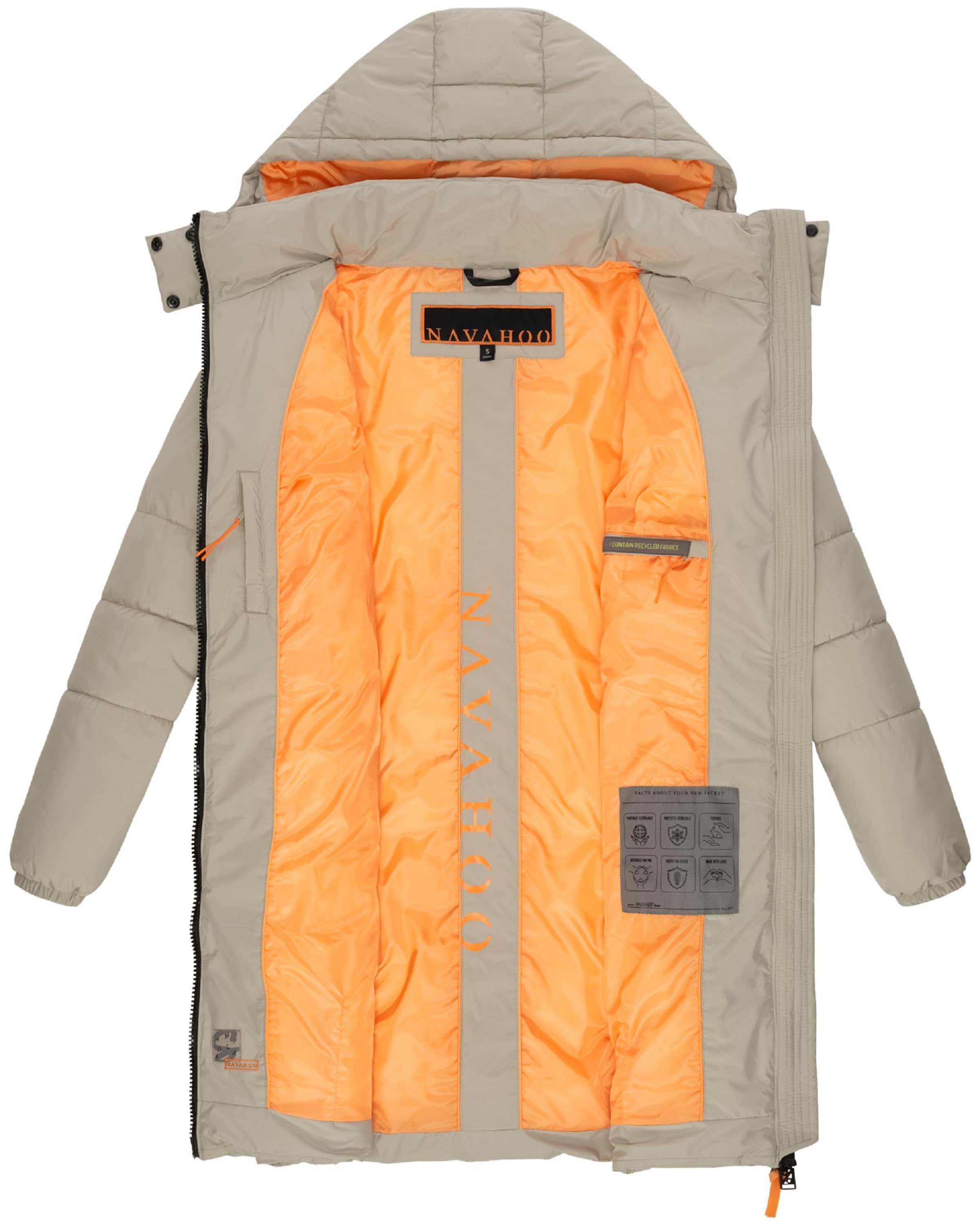 Manteau d’hiver 'Bliblablubb 14' NAVAHOO en gris