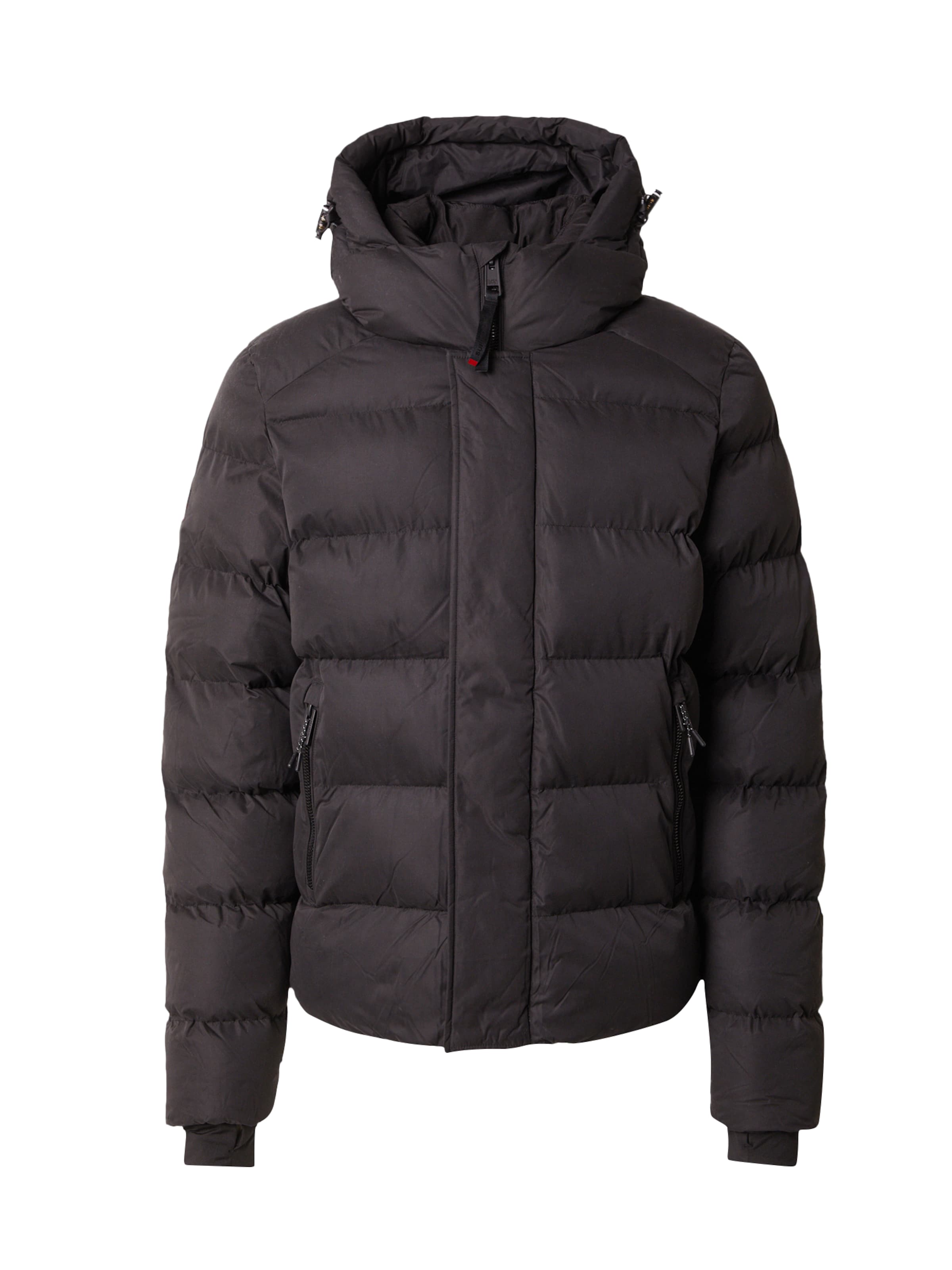 Superdry Winterjas in Zwart: voorkant