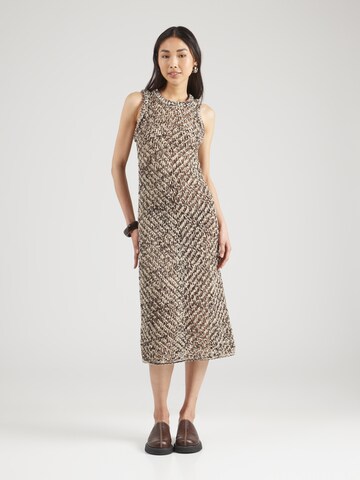 & Other Stories Gebreide jurk in Beige