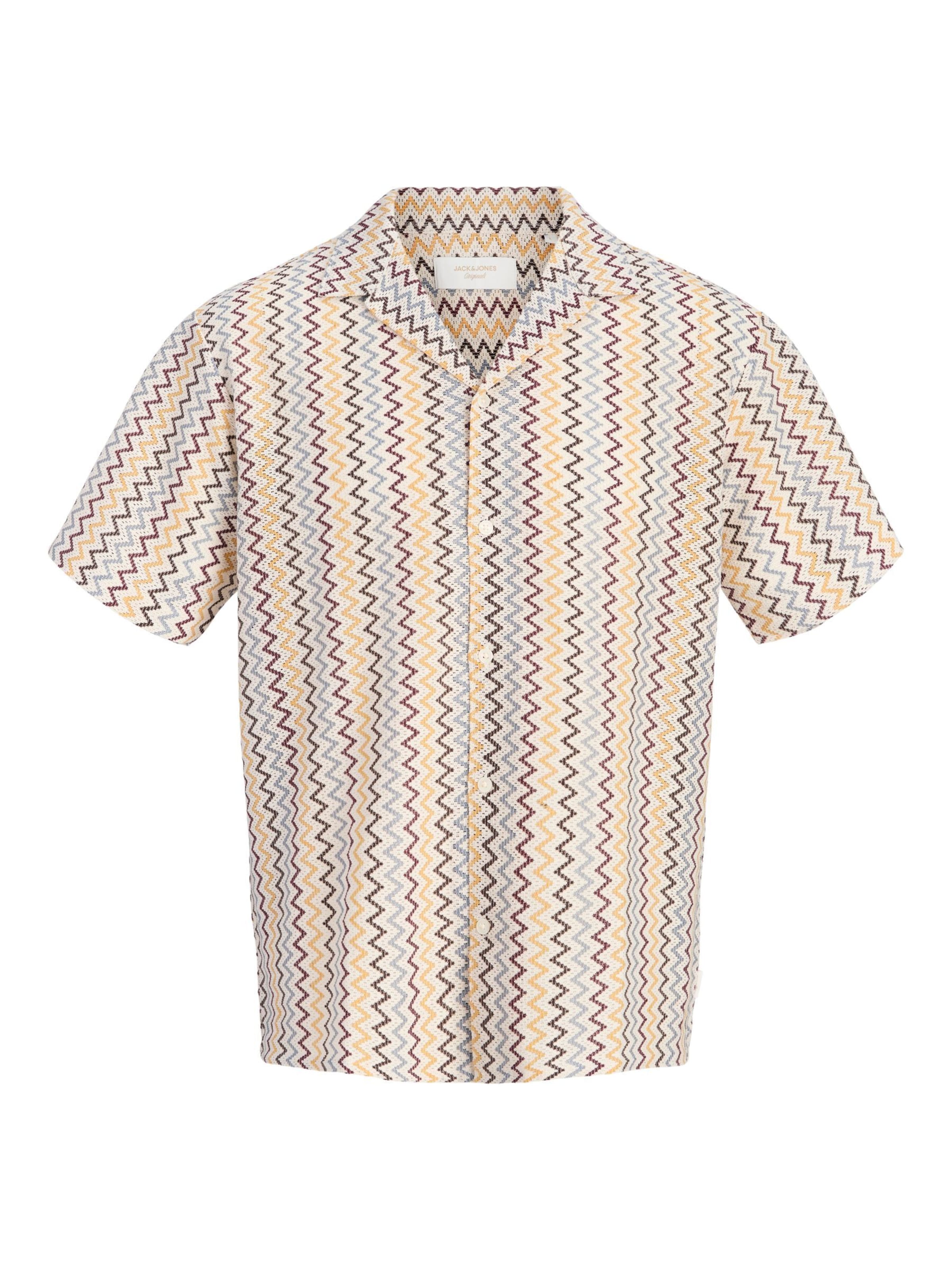 Jack & Jones Junior Regular Fit Hemd in Weiß: Vorderseite