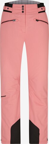 ZIENER Workout Pants 'TILLA' in Pink: front