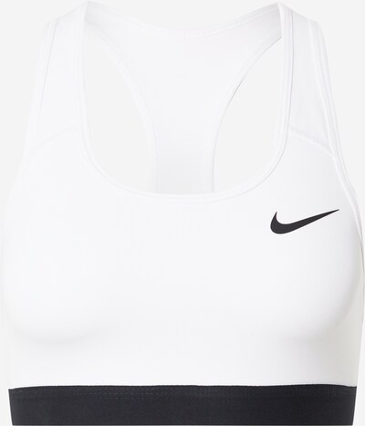 NIKE Soutien-gorge de sport en noir / blanc, Vue avec produit