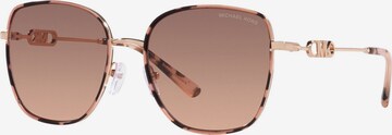 Lunettes de soleil Michael Kors en or : devant